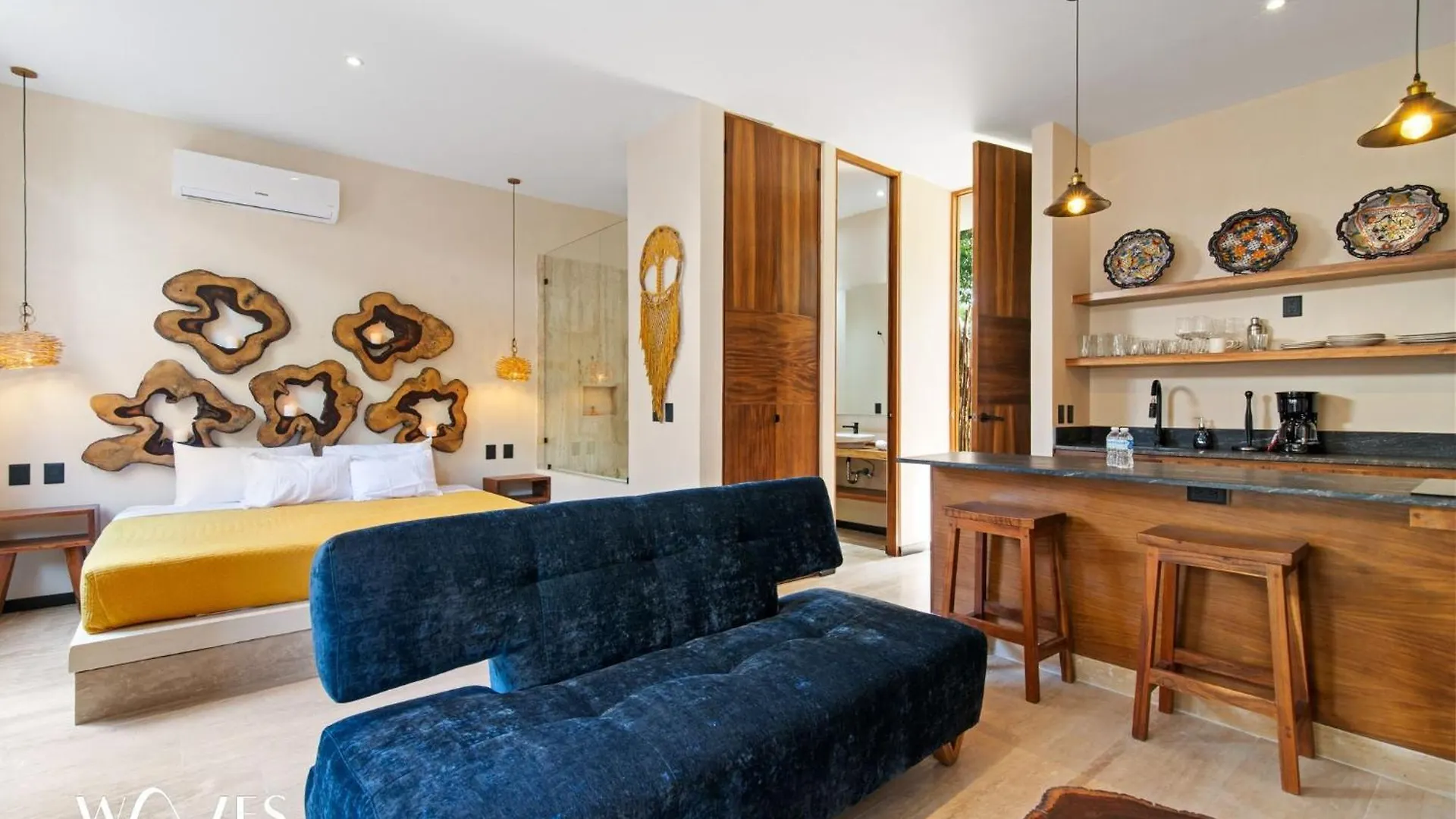 Apartamento Estilo Boho Chic | Centrico | Roof Garden Tulum