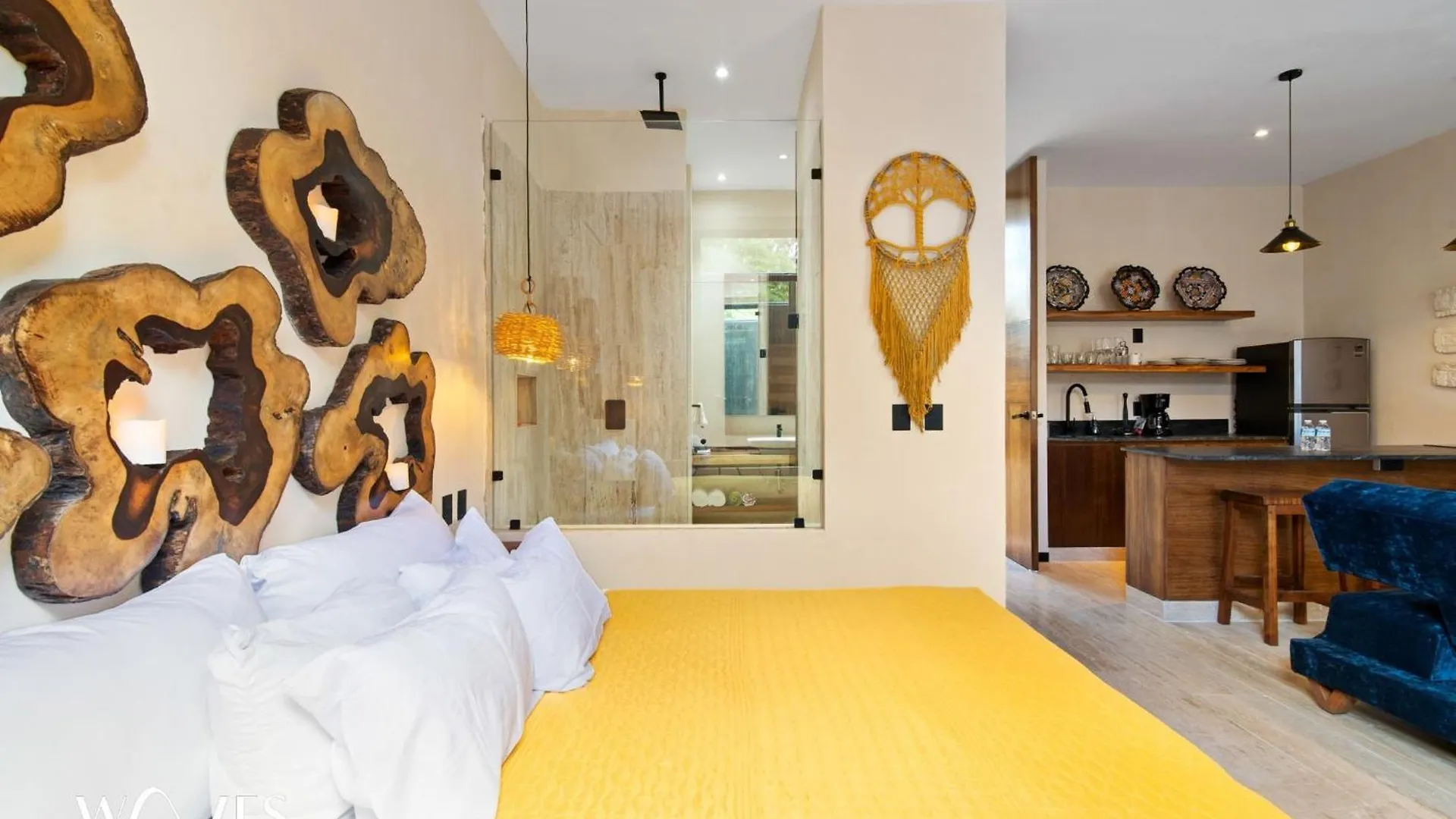 Apartamento Estilo Boho Chic | Centrico | Roof Garden Tulum