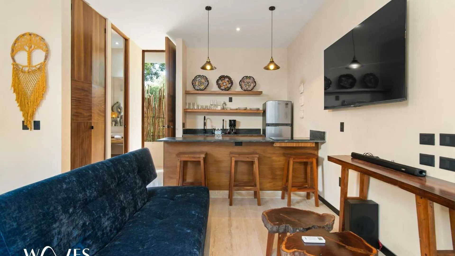 Apartamento Estilo Boho Chic | Centrico | Roof Garden Tulum México